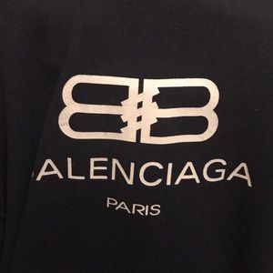 Balenciaga navy blue hoodie
